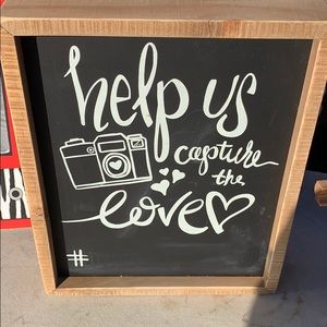 Wedding/engagement sign